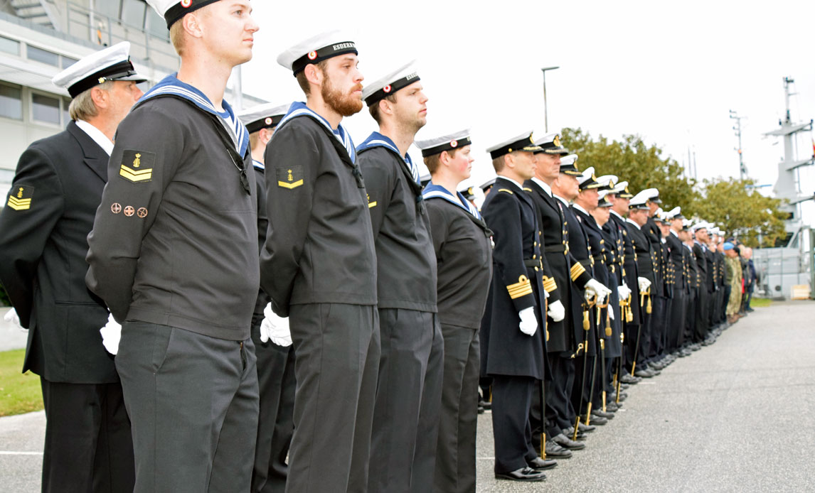 Parade på Flådestation Frederikshavn 5. september 2021
