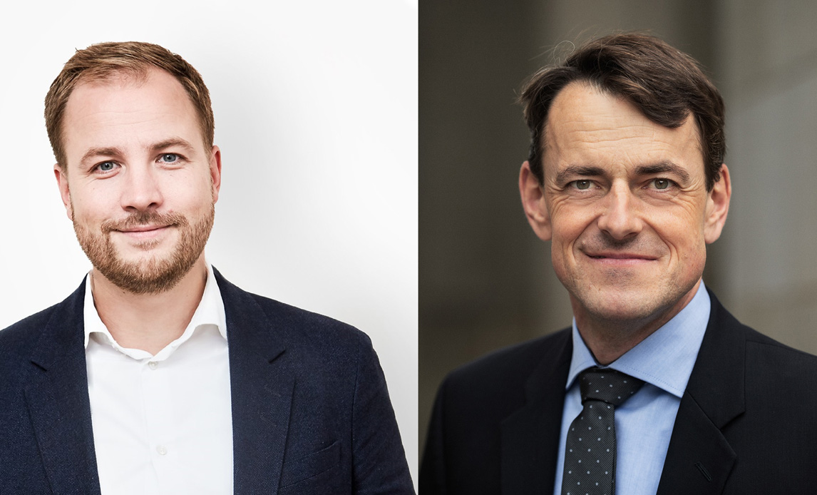 Jakob Ullegård og Rasmus Bebe er særlige rådgivere for Ellemann-Jensen.