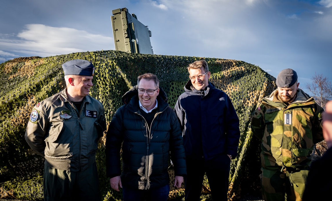 Troels Lund Poulsen, da han i dag besøgte sin norske kollega, Bjørn Arild Gram.